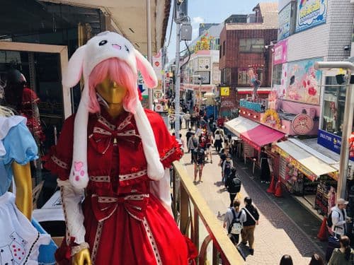 Japanese fashion at Harajuku