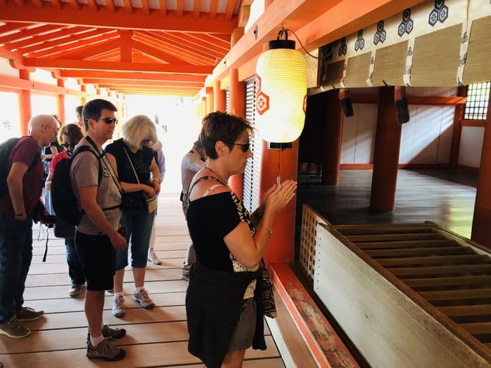 Prayer in Miyajima