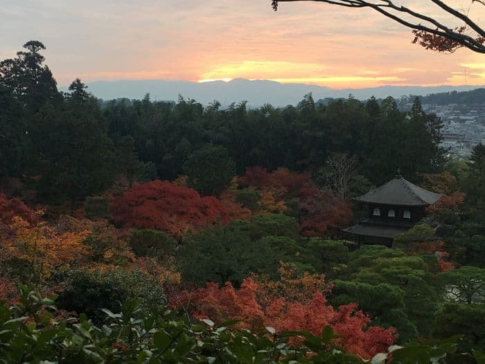 Ginkakuji at Koyo
