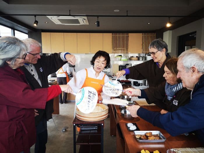 Sushi class in Kyoto