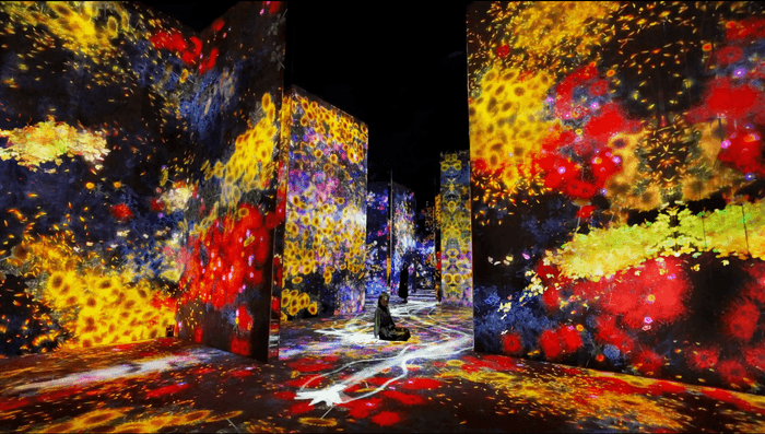 teamLAB tokyo hall