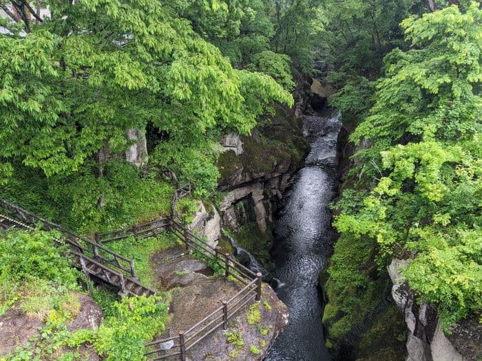 Akui Onsen Gorge