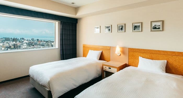 kamenoi hotel beppu twin room