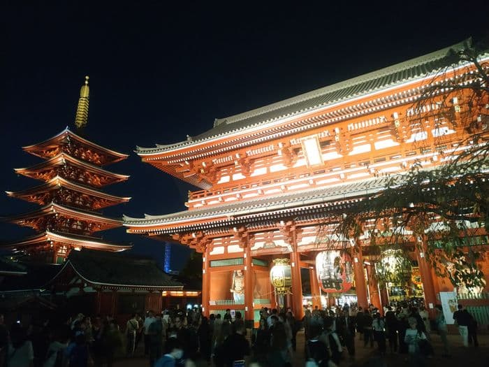 La temple d'Asakusa