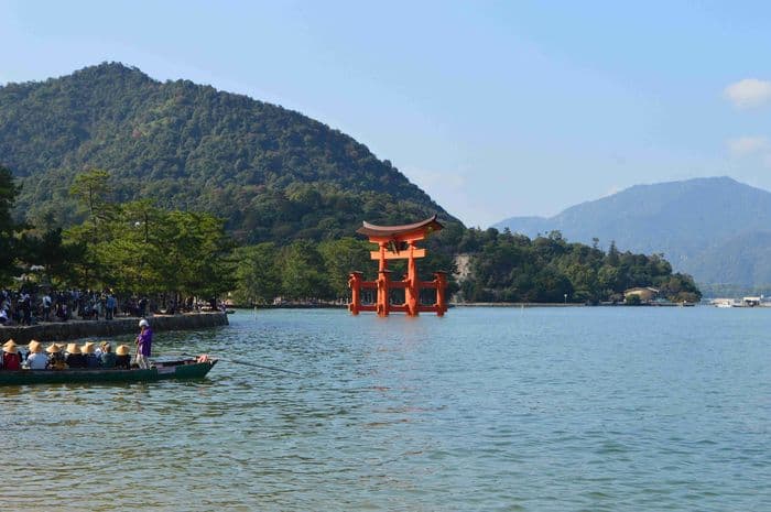 Direction l'île de Miyajima